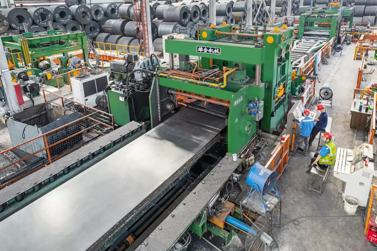 20 mm Çelik Rulo için Ağır Levha Boy Kesme Hattı Tasarımı